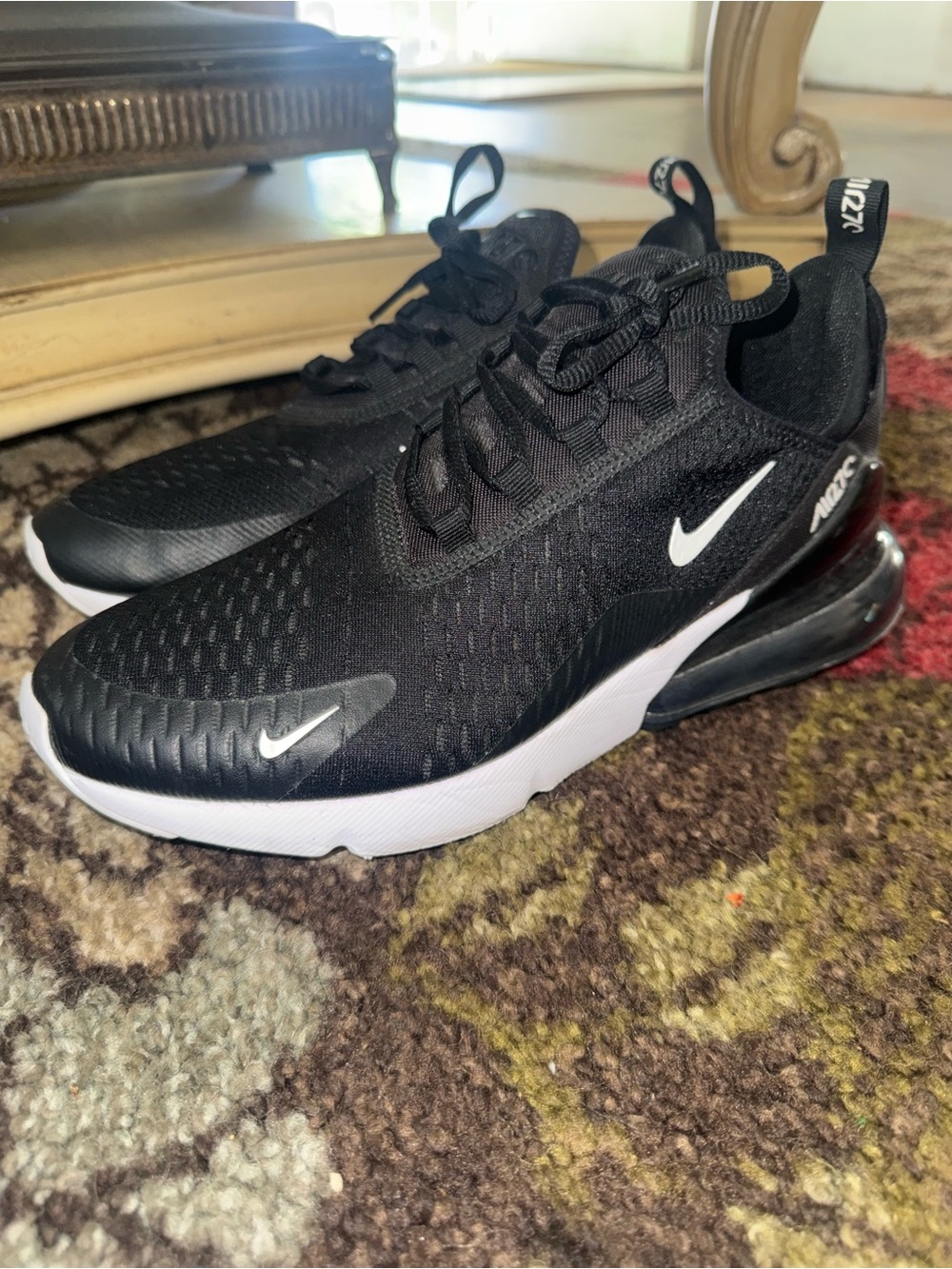 Nike Women’s Air Max 270 Athletic Sneakers - Black/White